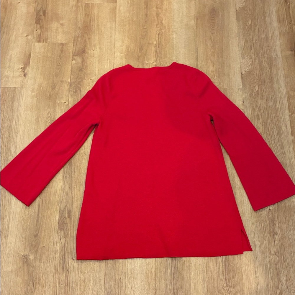 Chico's Vibrant Red Knit Top - Picture 3 of 6